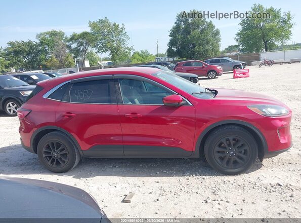 1FMCU0G60LUC32201 2020 FORD ESCAPE Red უკანა სალონის ხედი