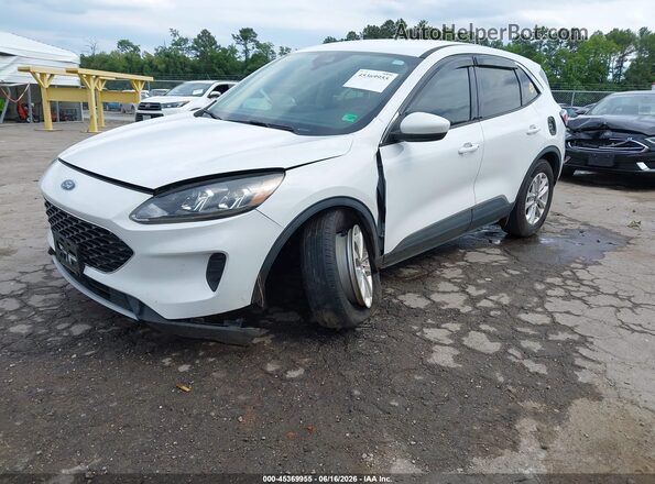1FMCU0G60MUB00167 2021 FORD ESCAPE Белый Передняя левая четверть