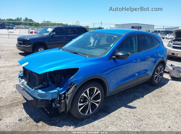 1FMCU0G60MUB01688 2021 FORD ESCAPE Blue Przód lewy