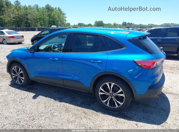 1FMCU0G60MUB01688 2021 FORD ESCAPE Blue Tył lewy