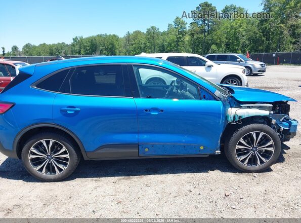 1FMCU0G60MUB01688 2021 FORD ESCAPE Blue Widok wnętrza 360 stopni