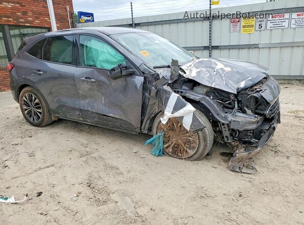 1FMCU0G62MUB20565 2021 FORD ESCAPE Серый Передняя правая четверть