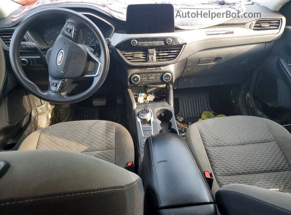 1FMCU0G62MUB25765 2021 FORD ESCAPE Silver Առջևի վահանակի տեսք