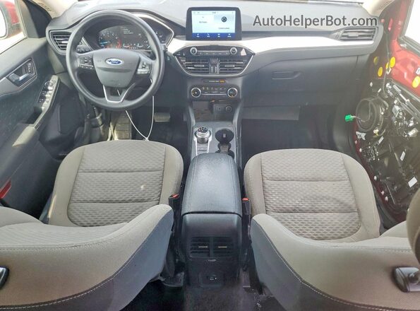 1FMCU0G63LUB22680 2020 FORD ESCAPE Red Widok deski rozdzielczej