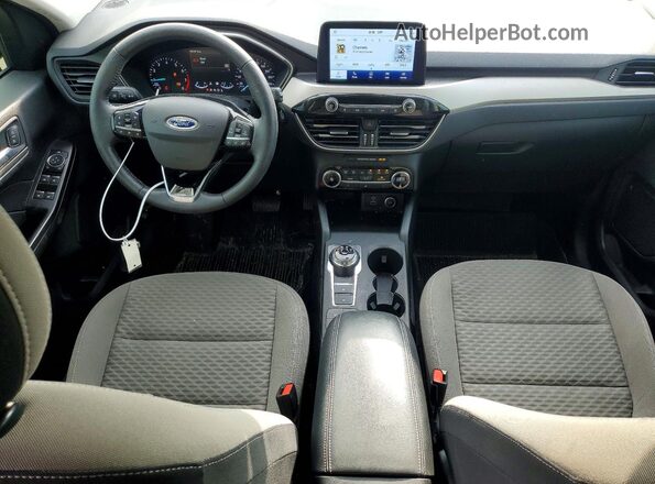 1FMCU0G63MUA40983 2021 FORD ESCAPE Black წინა პანელის ხედი