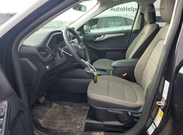 1FMCU0G63MUA40983 2021 FORD ESCAPE Black წინა სალონის ხედი