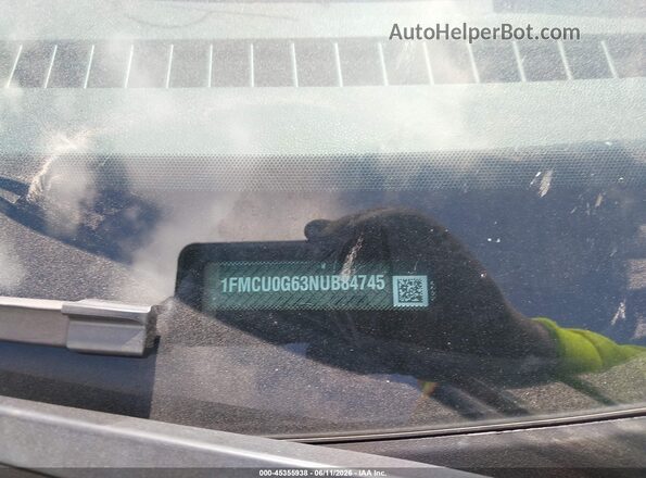 1FMCU0G63NUB84745 2022 FORD ESCAPE Серый Вид подкапотного пространства