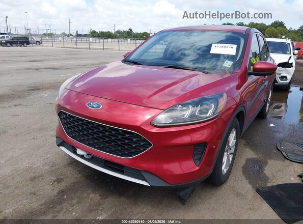 1FMCU0G65LUB47029 2020 FORD ESCAPE Red Передня ліва чверть