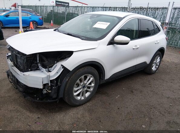 1FMCU0G65LUC11473 2020 FORD ESCAPE White Vista tres cuartos delantera izquierda