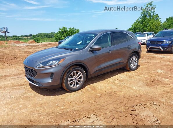 1FMCU0G65MUA33498 2021 FORD ESCAPE Gray Vista tres cuartos delantera izquierda
