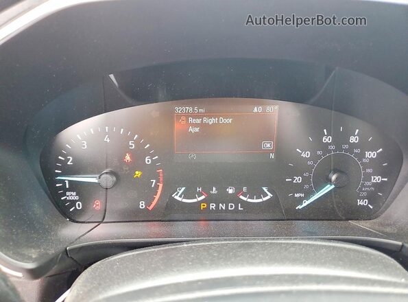 1FMCU0G67LUC50761 2020 FORD ESCAPE White Instrument cluster view