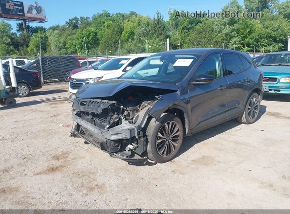 1FMCU0G67NUB01592 2022 FORD ESCAPE Gray Front left