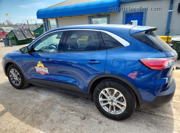 1FMCU0G67NUB15508 2022 FORD ESCAPE Blue Rear left