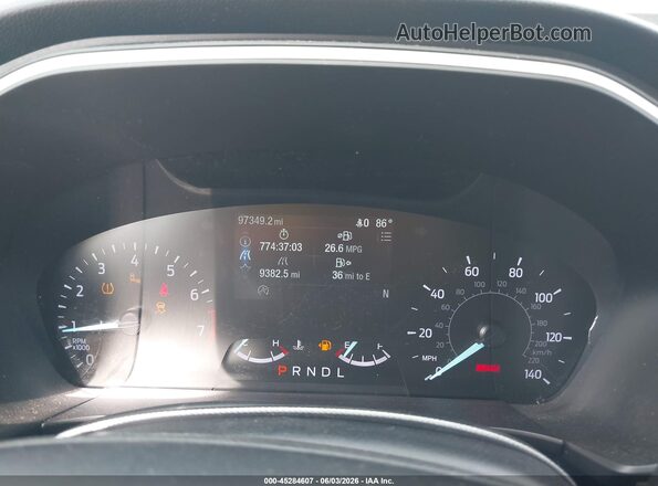 1FMCU0G68LUA00641 2020 FORD ESCAPE Black Widok tylnych siedzeń