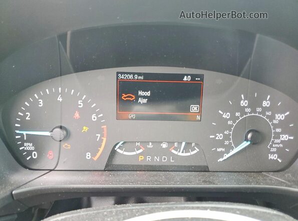 1FMCU0G68MUB33529 2021 FORD ESCAPE Gray Instrument cluster view