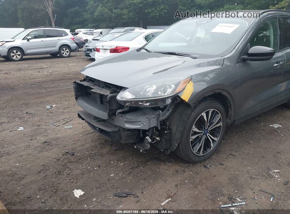 1FMCU0G68NUB63213 2022 FORD ESCAPE Серый Вид спереди