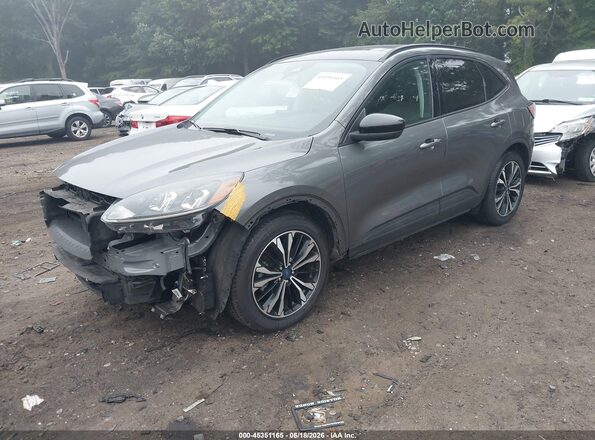 1FMCU0G68NUB63213 2022 FORD ESCAPE Серый Передняя левая четверть