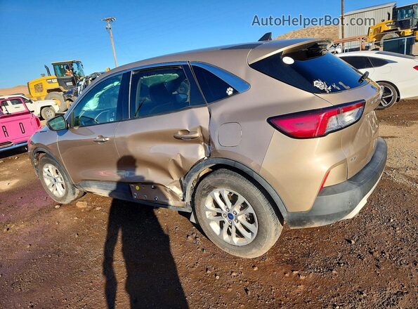1FMCU0G69MUA67413 2021 FORD ESCAPE Gold Rear left