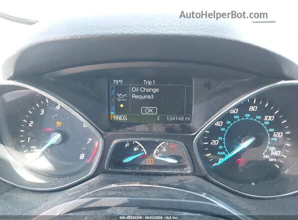 1FMCU0G72GUA37232 2016 FORD ESCAPE Silver Widok tylnych siedzeń