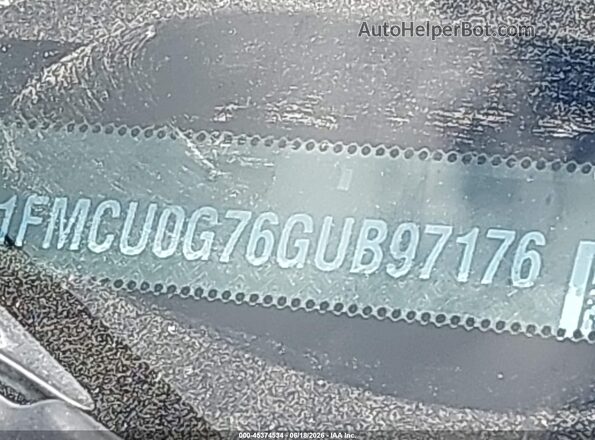 1FMCU0G76GUB97176 2016 FORD ESCAPE Серебряный Вид щитка приборов