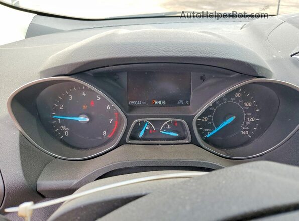 1FMCU0G90HUE57073 2017 FORD ESCAPE Gray Instrument cluster view
