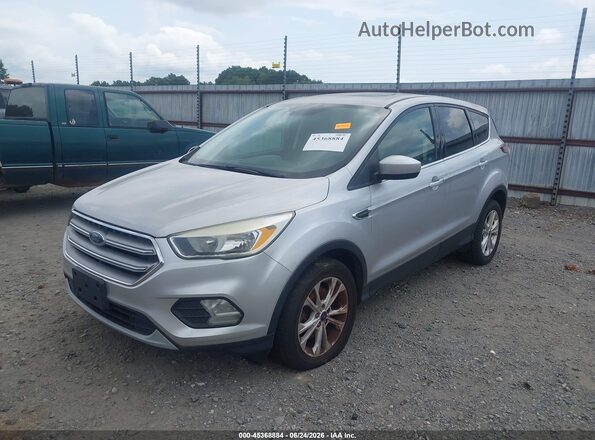 1FMCU0G93HUB04763 2017 FORD ESCAPE Silver Առջևի ձախ երեք քառորդ տեսարան