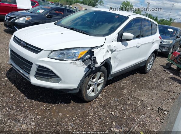 1FMCU0G94GUB60614 2016 FORD ESCAPE White წინა მარცხენა ხედი სამი მეოთხედიდან