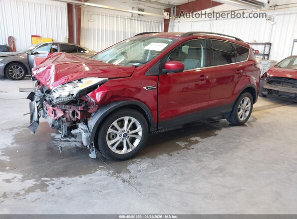 1FMCU0G94JUC64964 2018 FORD ESCAPE Красный Передняя левая четверть