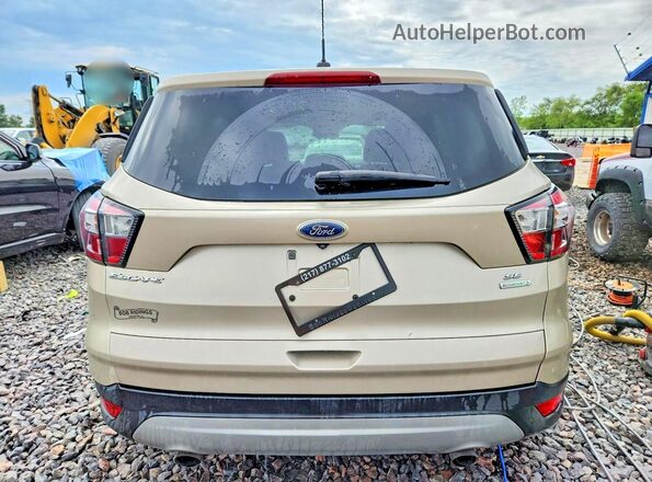 1FMCU0GD0HUD09171 2017 FORD ESCAPE Бежевый Вид сзади