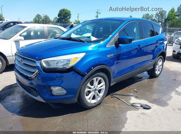 1FMCU0GD0HUE85704 2017 FORD ESCAPE Blue Առջևի ձախ երեք քառորդ տեսարան
