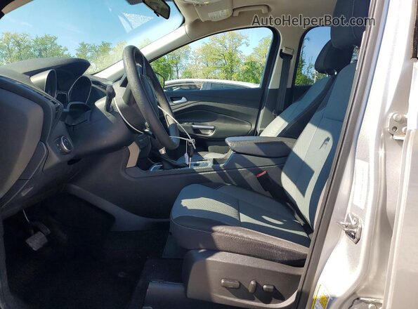 1FMCU0GD0HUF04090 2017 FORD ESCAPE Silver Widok wnętrza z przodu