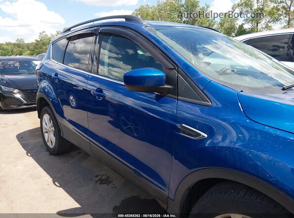 1FMCU0GD0JUA61820 2018 FORD ESCAPE Blue უკანა სალონის ხედი