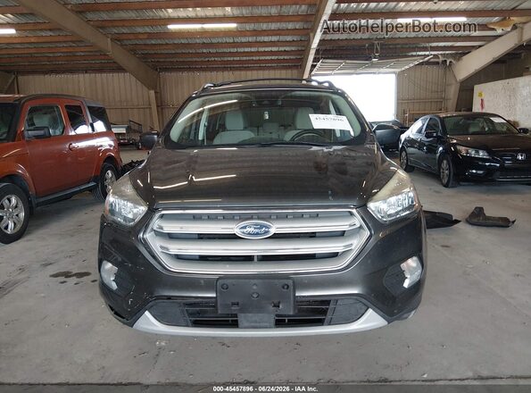 1FMCU0GD0JUA72865 2018 FORD ESCAPE Gray Սարքավորումների վահանակի տեսք