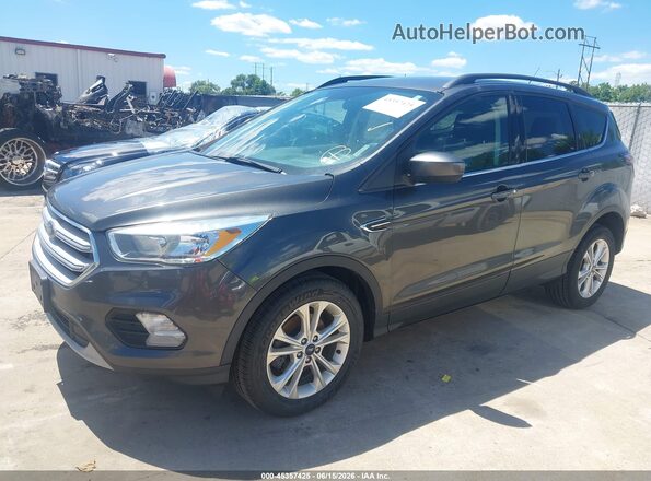 1FMCU0GD0JUA90203 2018 FORD ESCAPE Gray Front left
