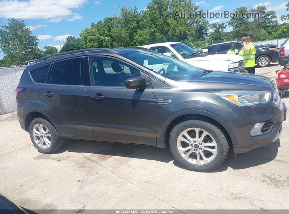 1FMCU0GD0JUA90203 2018 FORD ESCAPE Gray Rear interior view