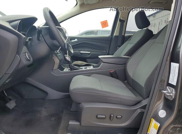 1FMCU0GD0JUD48140 2018 FORD ESCAPE Charcoal Вид салону спереду