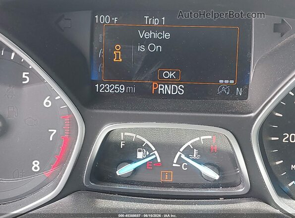 1FMCU0GD0KUA23019 2019 FORD ESCAPE Gray 