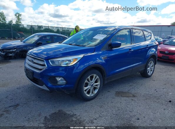 1FMCU0GD0KUA93636 2019 FORD ESCAPE Синий Передняя левая четверть