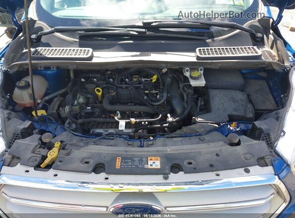 1FMCU0GD0KUA93636 2019 FORD ESCAPE Синий Вид сзади