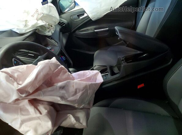 1FMCU0GD0KUB69663 2019 FORD ESCAPE Charcoal Front interior view