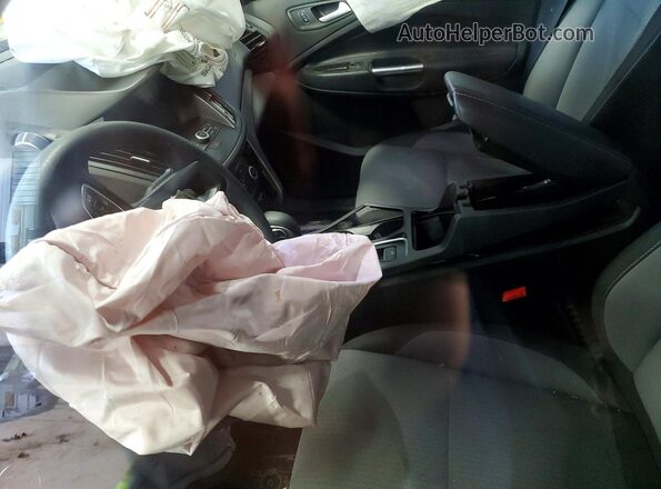 1FMCU0GD0KUB69663 2019 FORD ESCAPE Charcoal Dashboard view