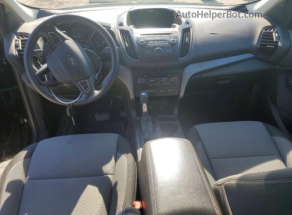 1FMCU0GD1HUA80340 2017 FORD ESCAPE Black Առջևի վահանակի տեսք