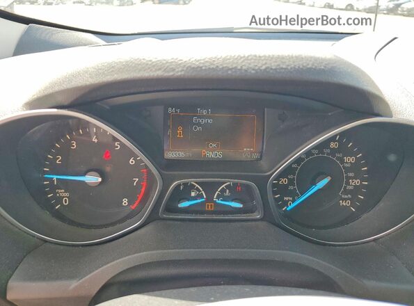 1FMCU0GD1HUB13076 2017 FORD ESCAPE Угольный Вид щитка приборов