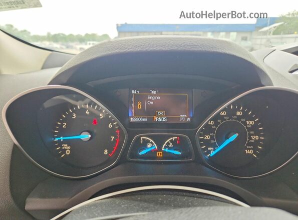1FMCU0GD1HUB90918 2017 FORD ESCAPE White Սարքավորումների վահանակի տեսք