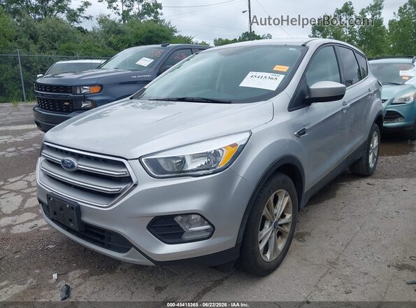 1FMCU0GD1HUD09213 2017 FORD ESCAPE Silver Front view