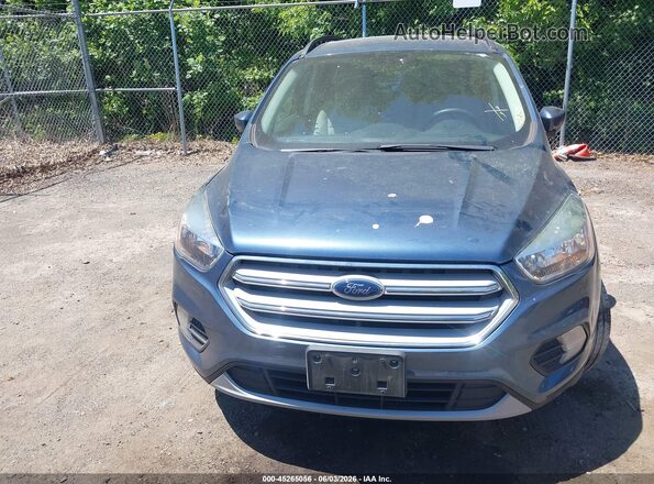 1FMCU0GD1JUC62464 2018 FORD ESCAPE Синий Вид щитка приборов