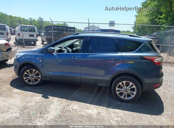 1FMCU0GD1JUC62464 2018 FORD ESCAPE Синий Панорамный вид салона 360°