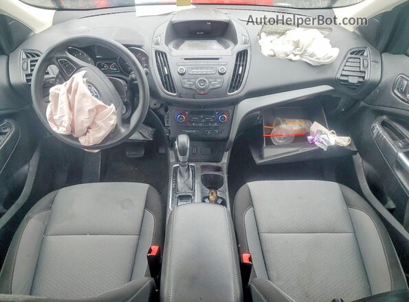 1FMCU0GD2JUB00469 2018 FORD ESCAPE Black წინა პანელის ხედი