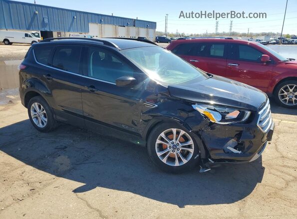 1FMCU0GD2JUB00469 2018 FORD ESCAPE Black წინა მარჯვენა