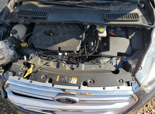 1FMCU0GD2JUB07602 2018 FORD ESCAPE Синий Вид подкапотного пространства